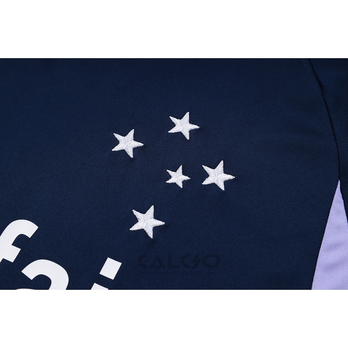 Tuta da Track Cruzeiro Manica Corta 2023-2024 Blu